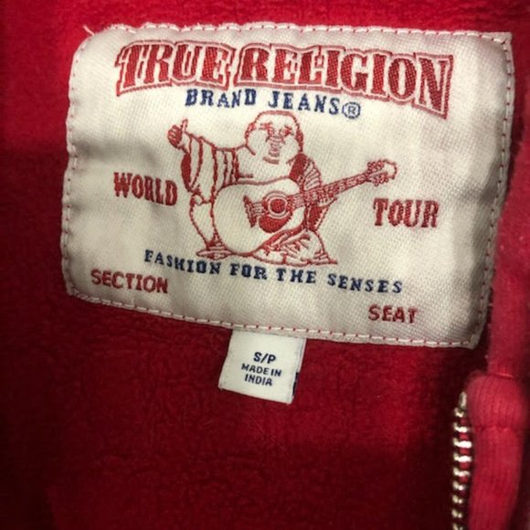 CLASSIC ICONIC TRUE RELIGION  ZIP UP HOODIE - Picture 2 of 8